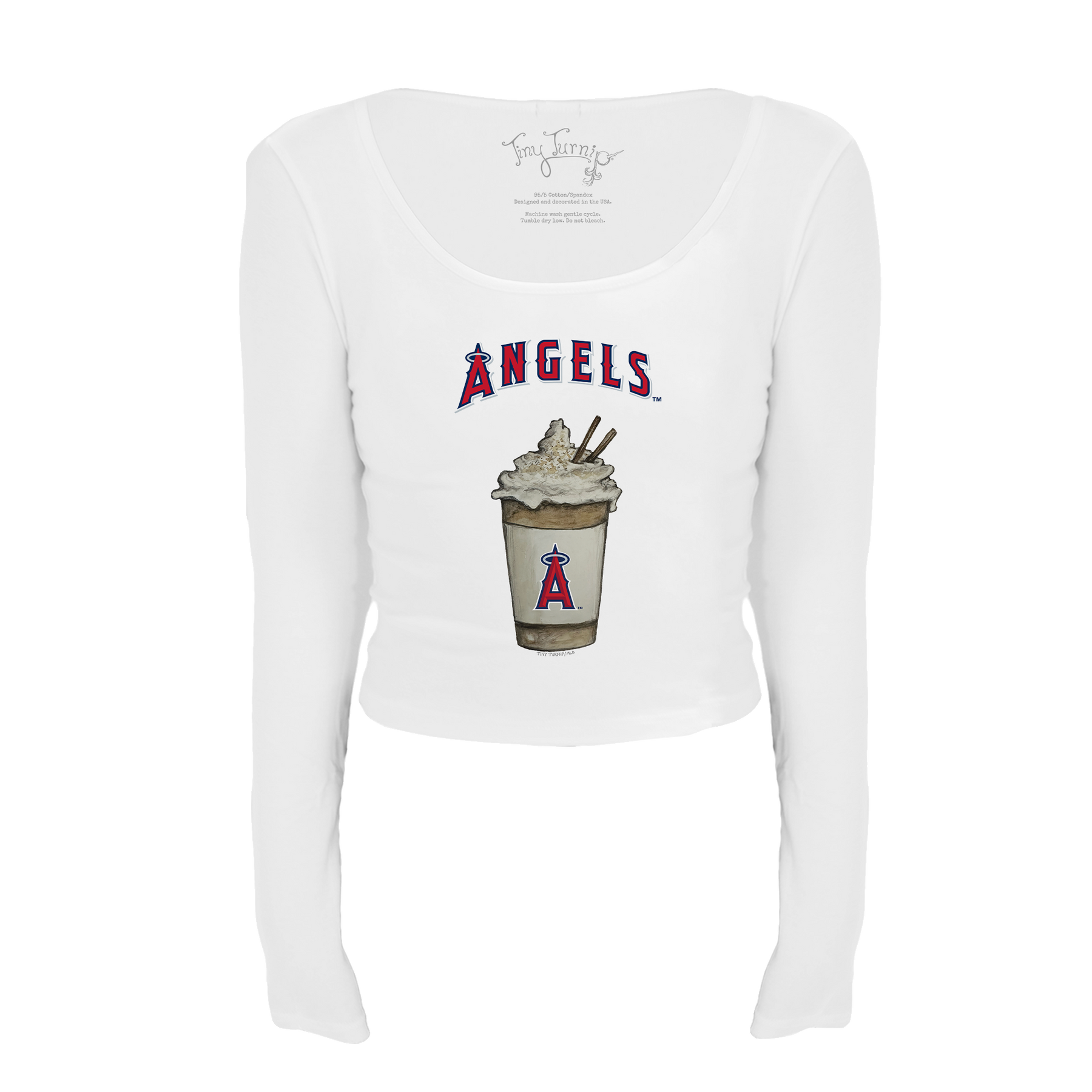 Los Angeles Angels Latte Women's Lucy Long Sleeve