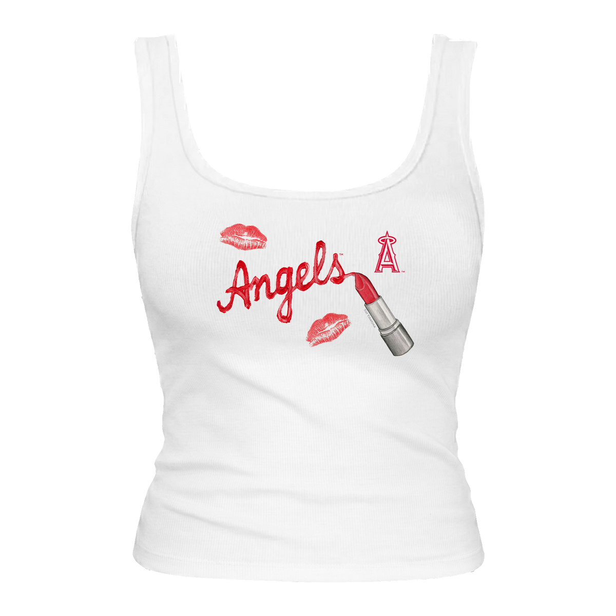 Los Angeles Angels Lipstick Emmy Tank