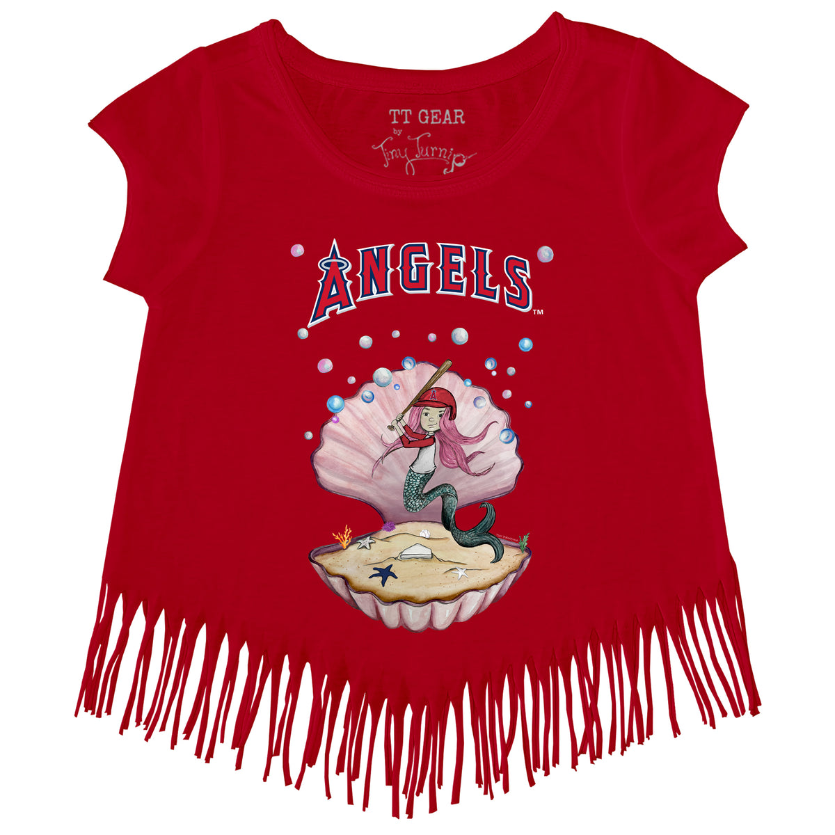 Los Angeles Angels Mermaid Fringe Tee