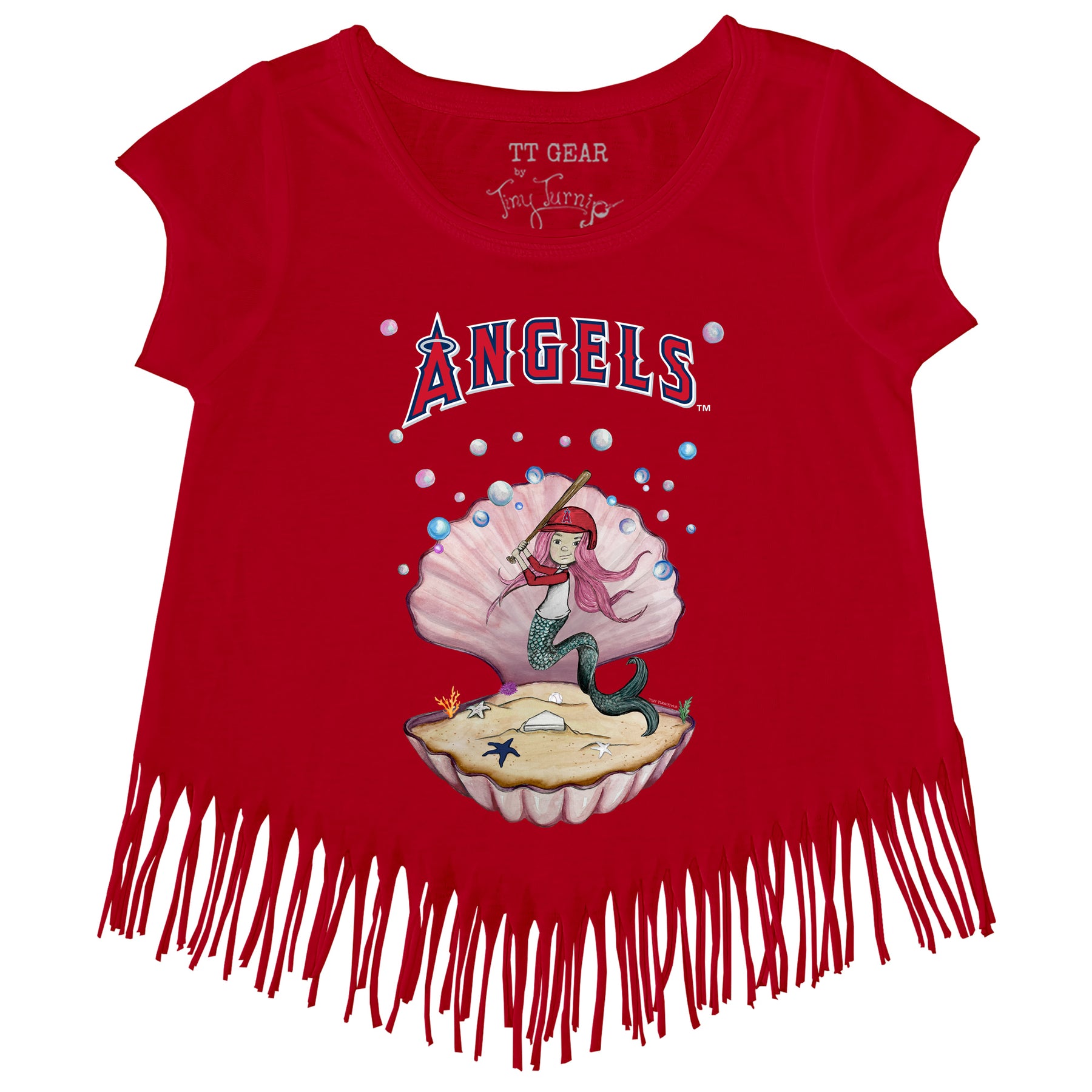 Los Angeles Angels Mermaid Fringe Tee