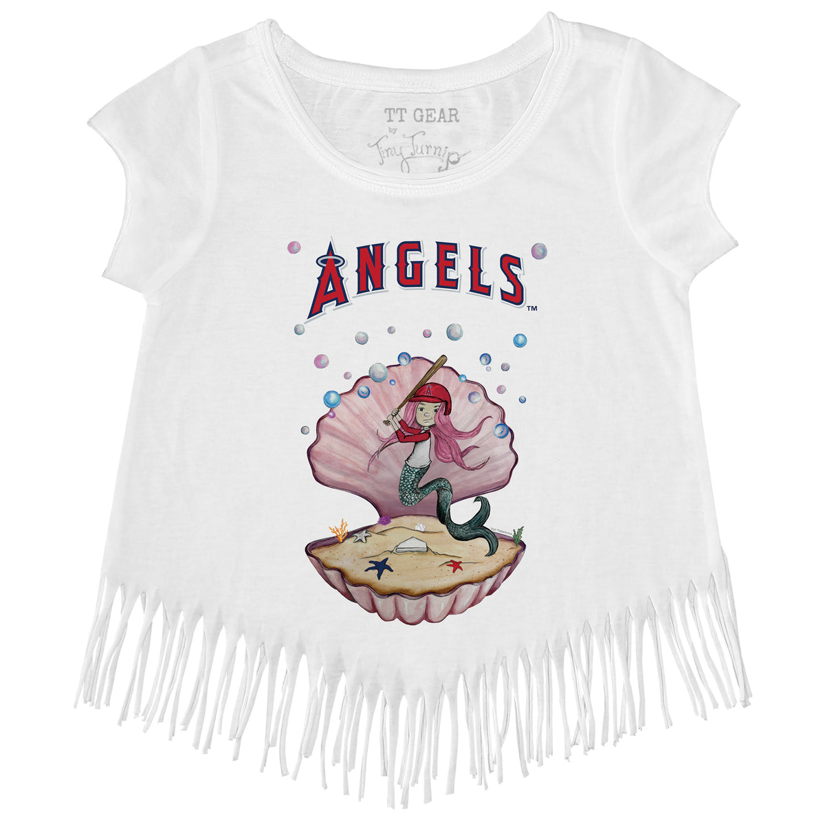 Los Angeles Angels Mermaid Fringe Tee