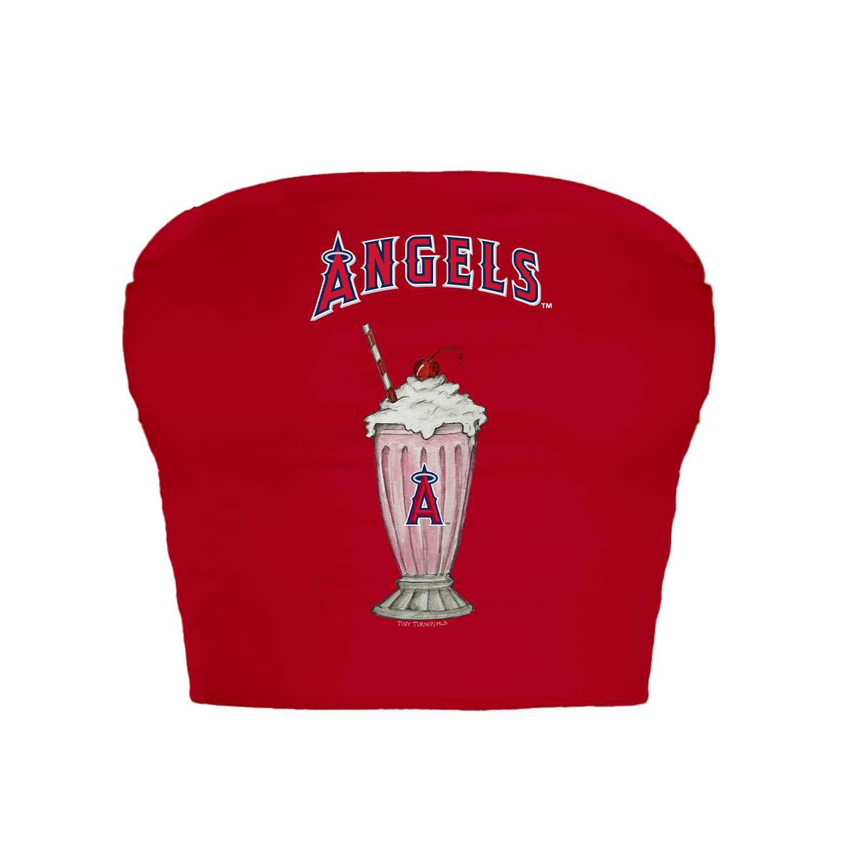Los Angeles Angels Milkshake Crop Tube Top