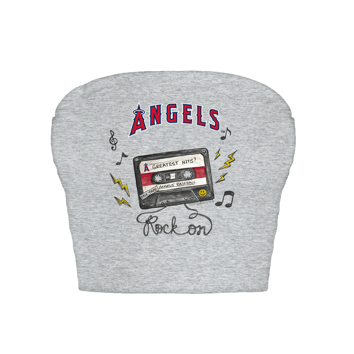 Los Angeles Angels Mixtape Crop Tube Top