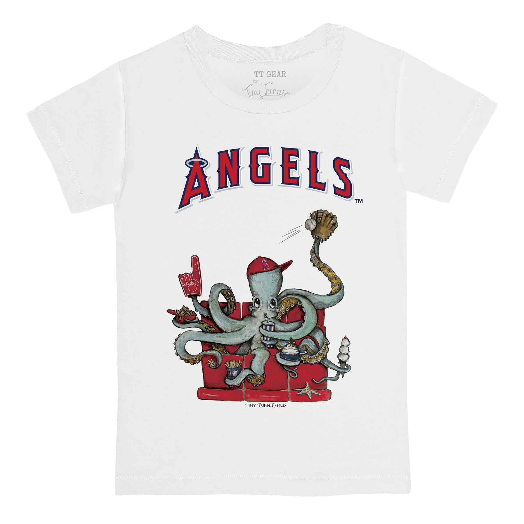 Los Angeles Angels Octopus Tee Shirt