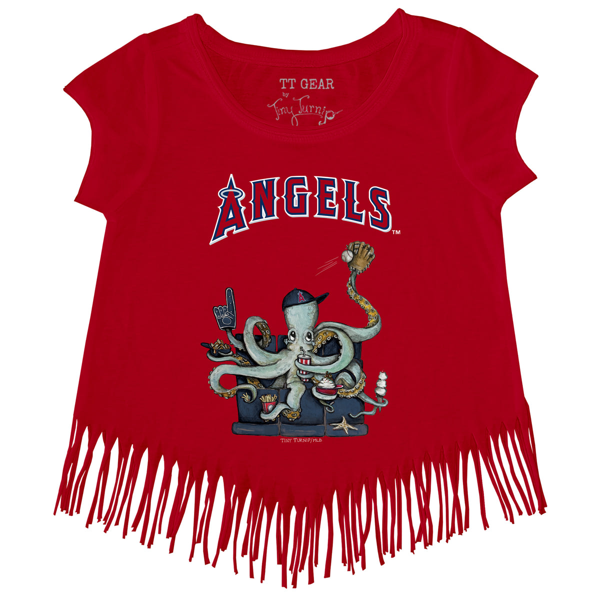 Los Angeles Angels Octopus Fringe Tee