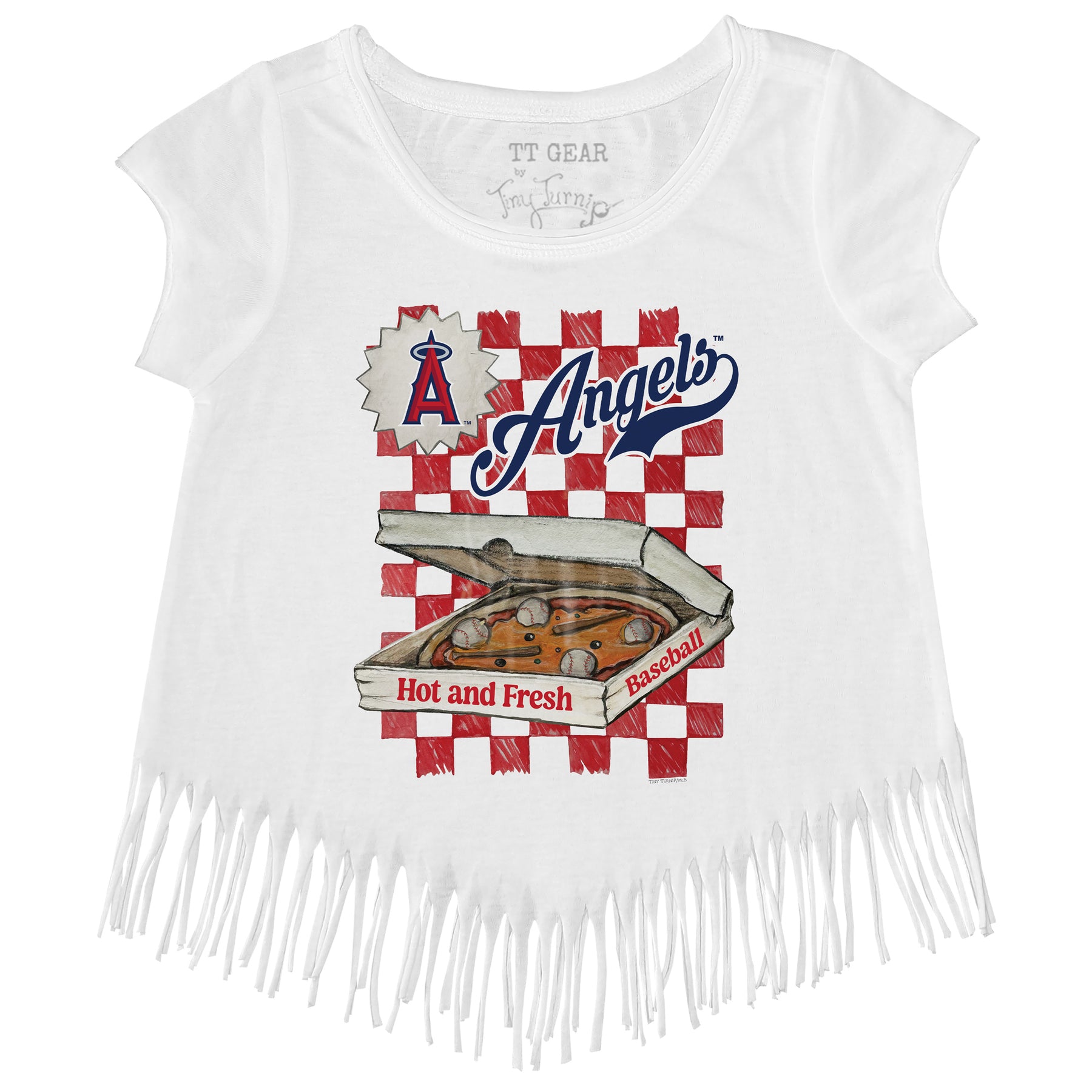 Los Angeles Angels Pizza Fringe Tee