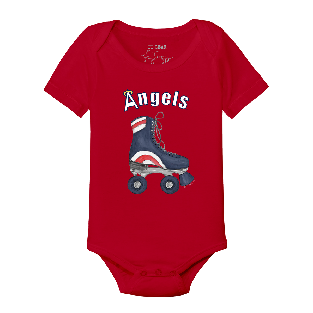 Los Angeles Angels Retro Skate Short Sleeve Snapper