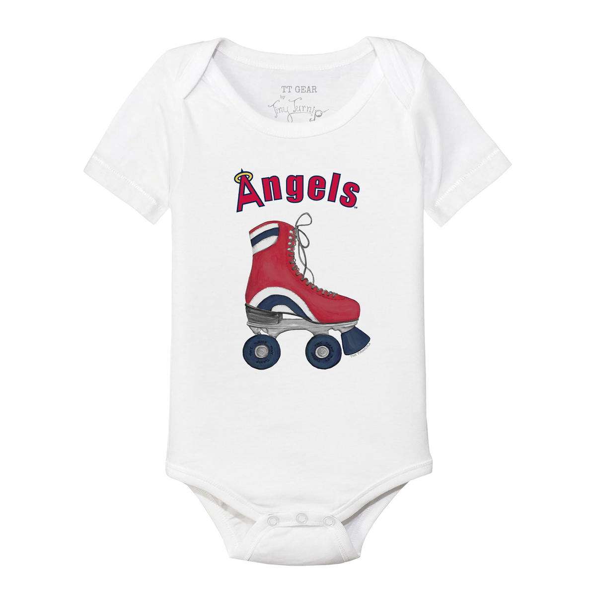 Los Angeles Angels Retro Skate Short Sleeve Snapper