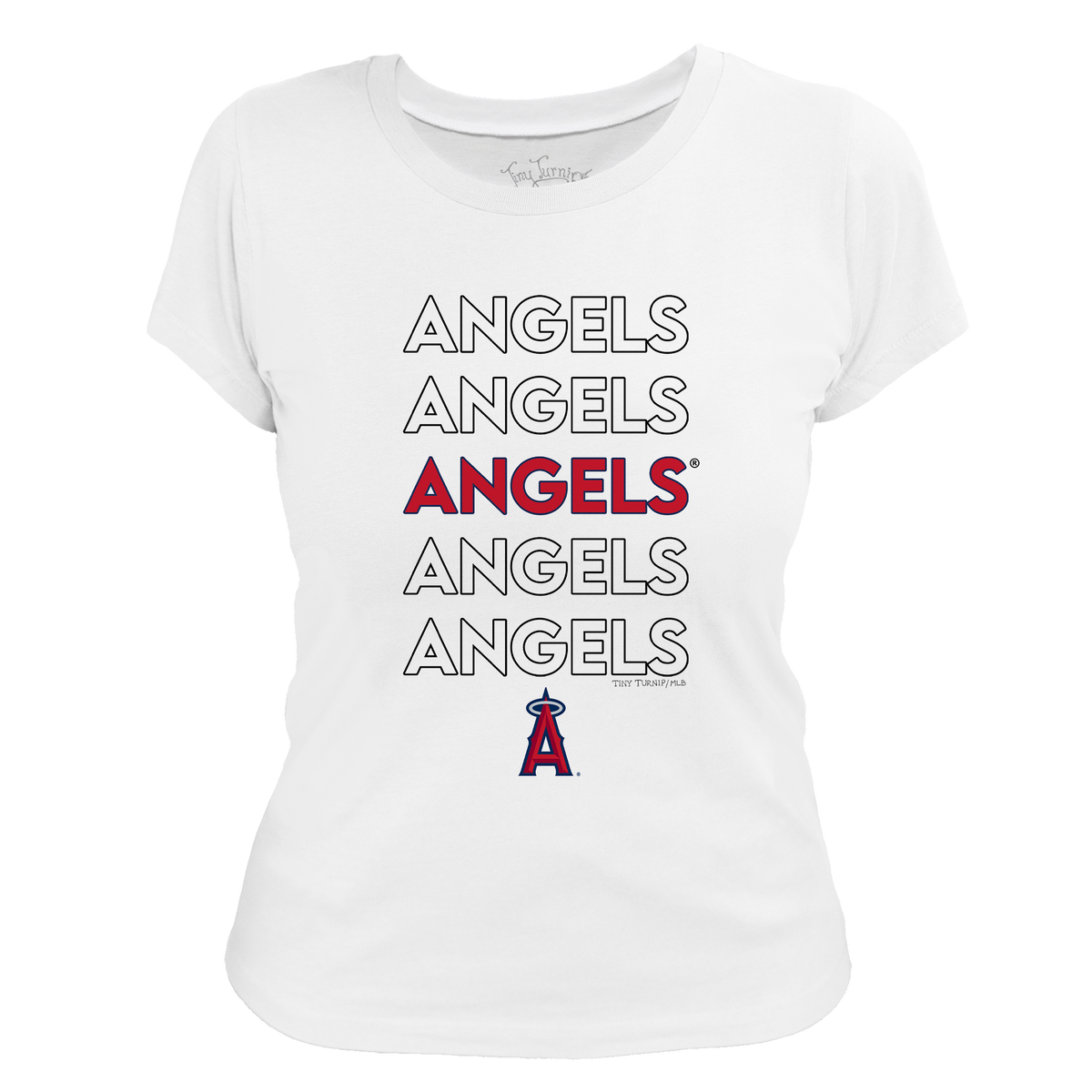 Los Angeles Angels Stacked Tee Shirt