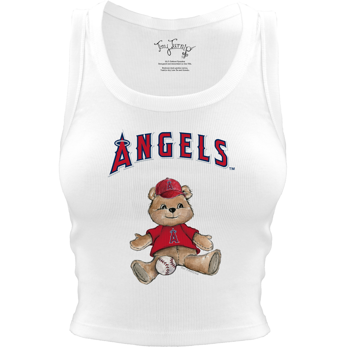 Los Angeles Angels Teddy Crop Tank