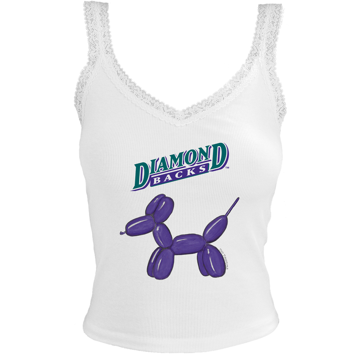 Arizona Diamondbacks Balloon Dog Lace Tank