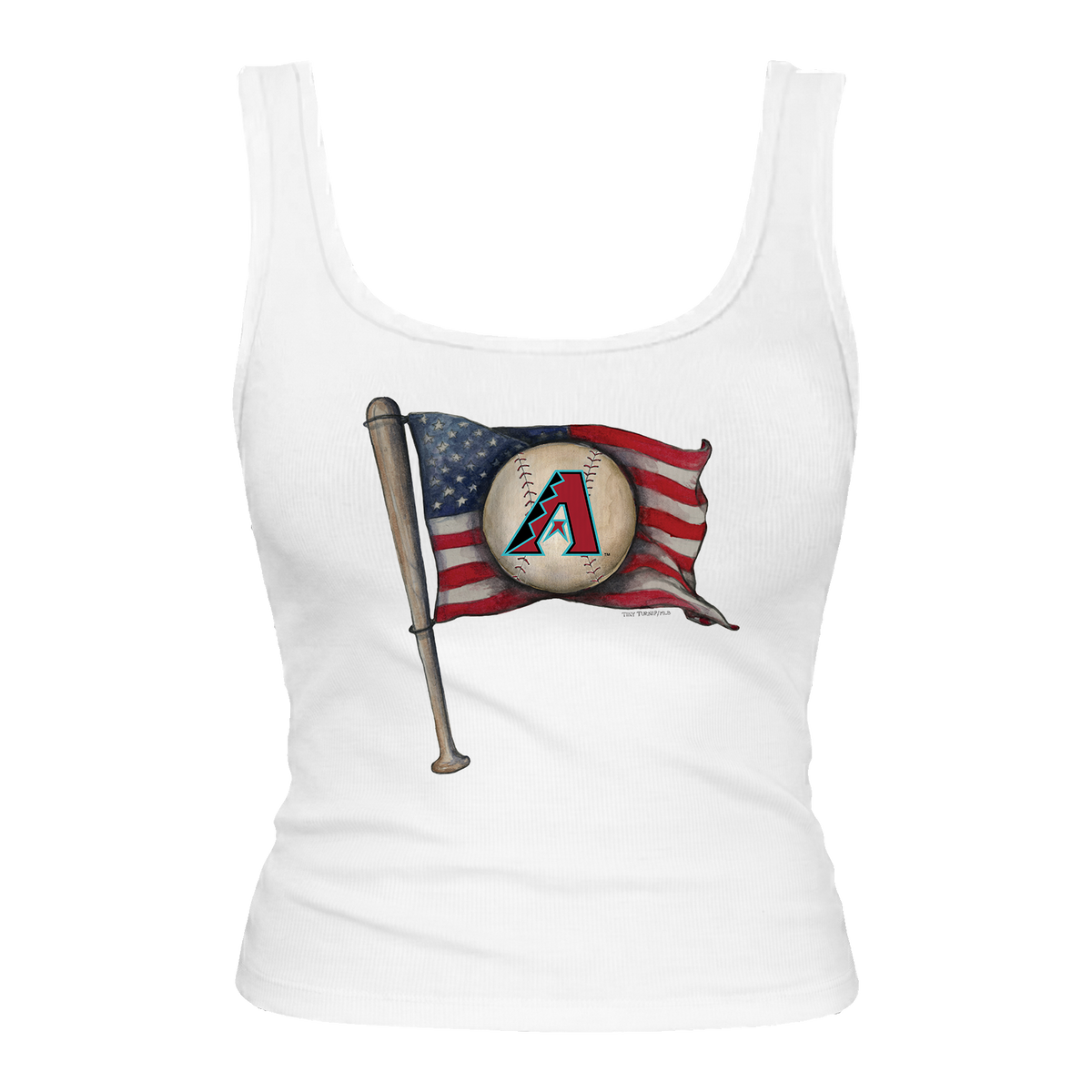 Arizona Diamondbacks Baseball Flag Emmy Tank