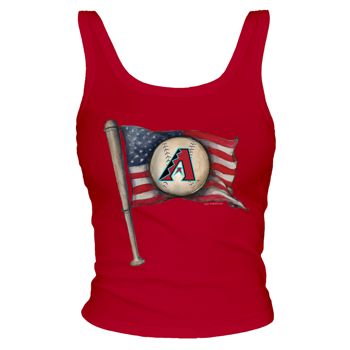 Arizona Diamondbacks Baseball Flag Tank