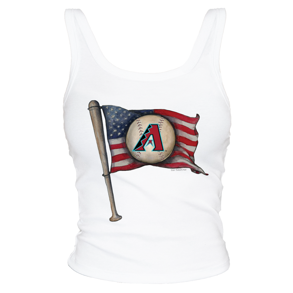 Arizona Diamondbacks Baseball Flag Tank