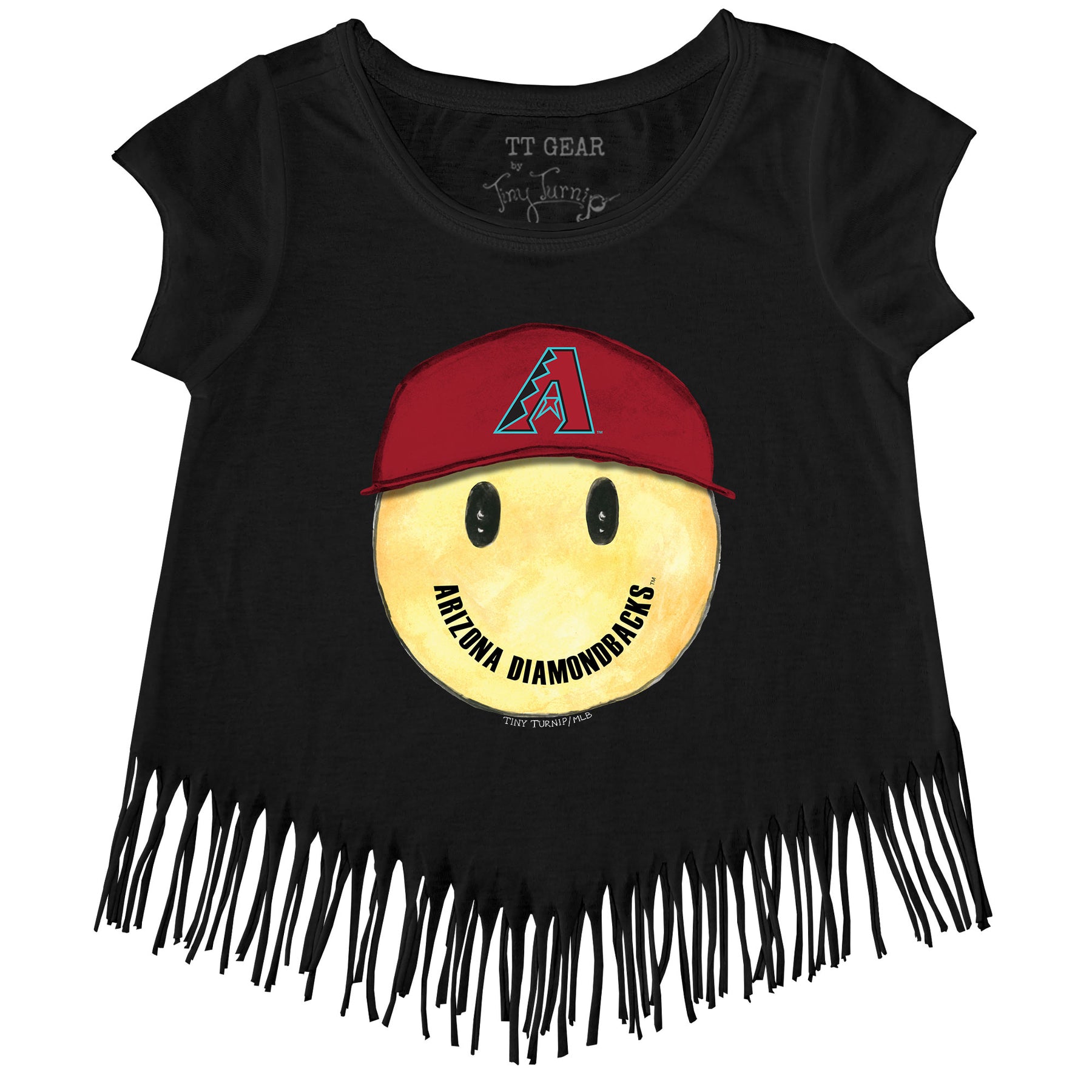 Arizona Diamondbacks Smiley Fringe Tee