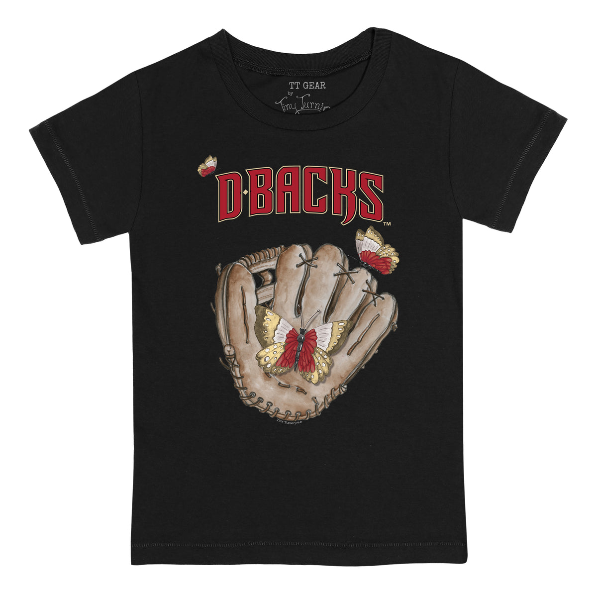 Arizona Diamondbacks Butterfly Glove Tee Shirt