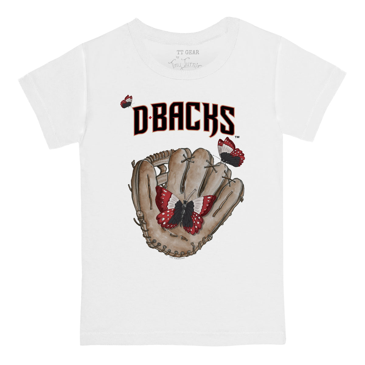 Arizona Diamondbacks Butterfly Glove Tee Shirt