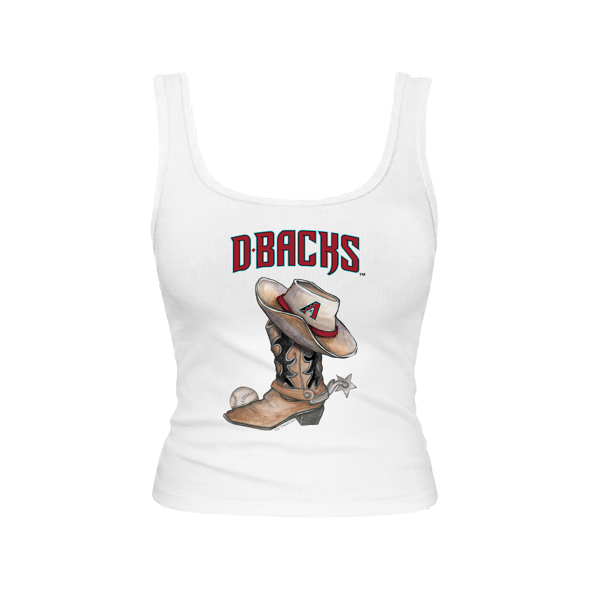Arizona Diamondbacks Cowboy Boot Emmy Tank