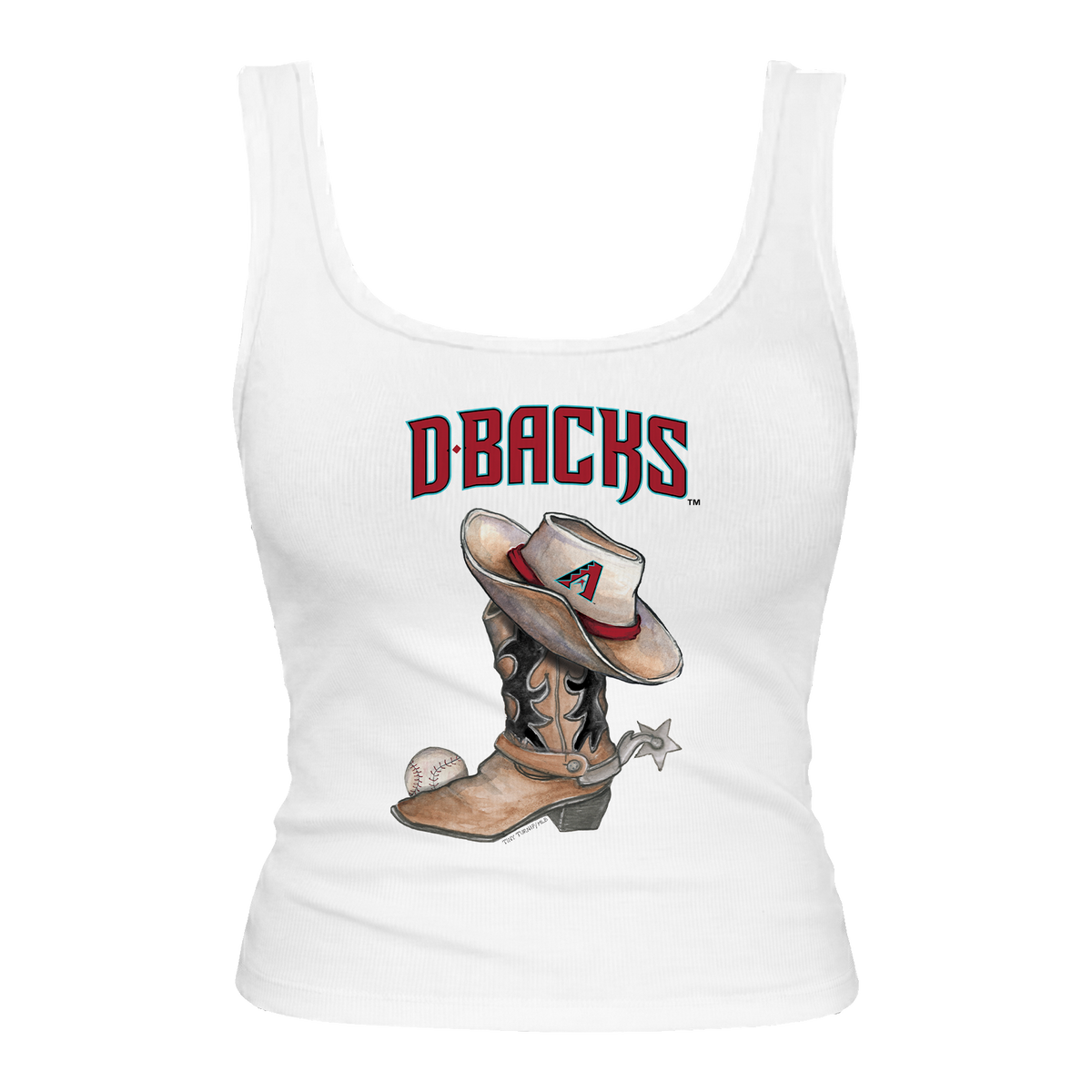 Arizona Diamondbacks Cowboy Boot Emmy Tank