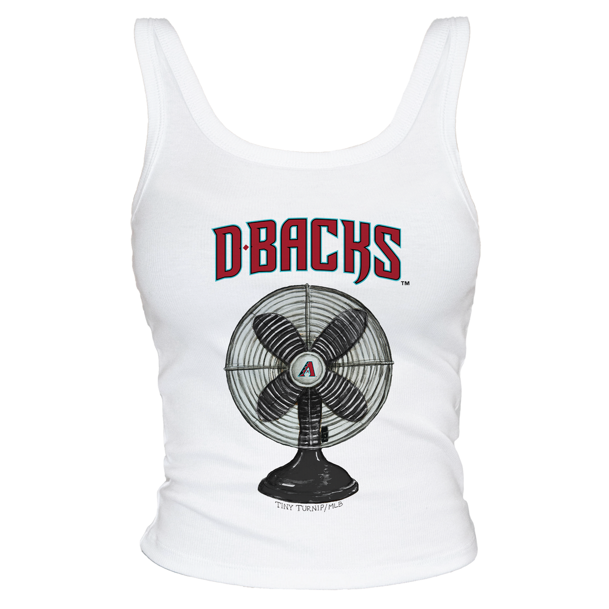 Arizona Diamondbacks Fan Crop Tank - Tiny Turnip