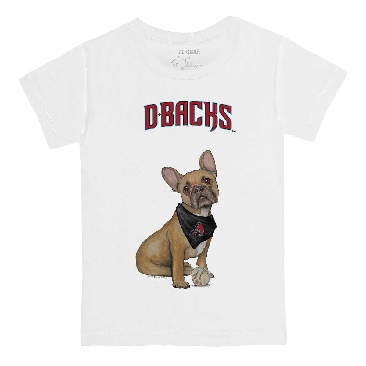 Arizona Diamondbacks French Bulldog Tee Shirt