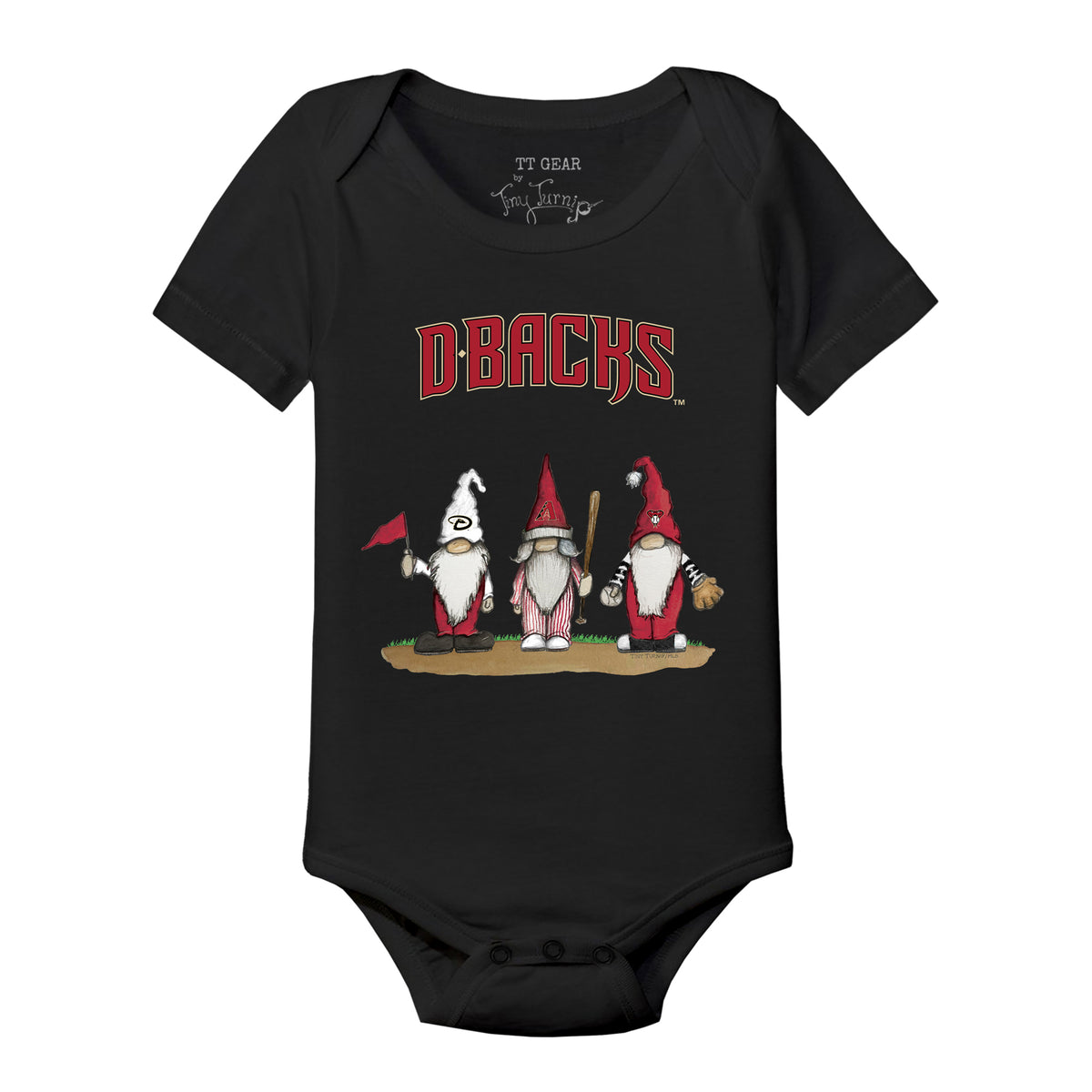 Arizona Diamondbacks Gnomes Short Sleeve Snapper