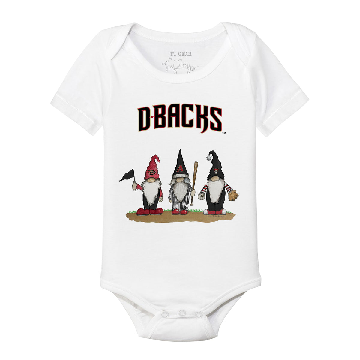 Arizona Diamondbacks Gnomes Short Sleeve Snapper