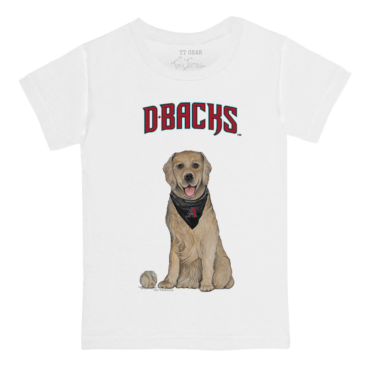 Arizona Diamondbacks Golden Retriever Tee Shirt