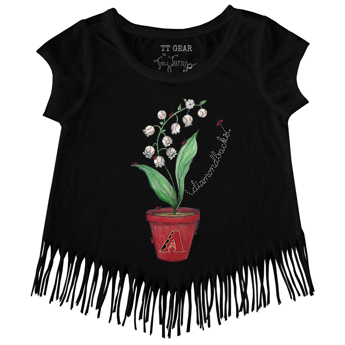 Arizona Diamondbacks Ladybug Fringe Tee