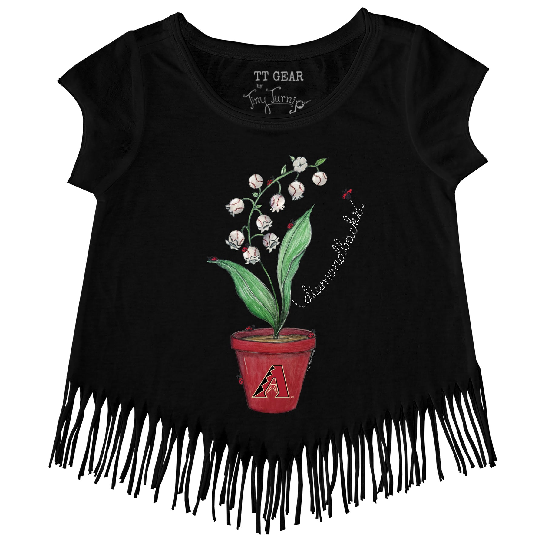 Arizona Diamondbacks Ladybug Fringe Tee