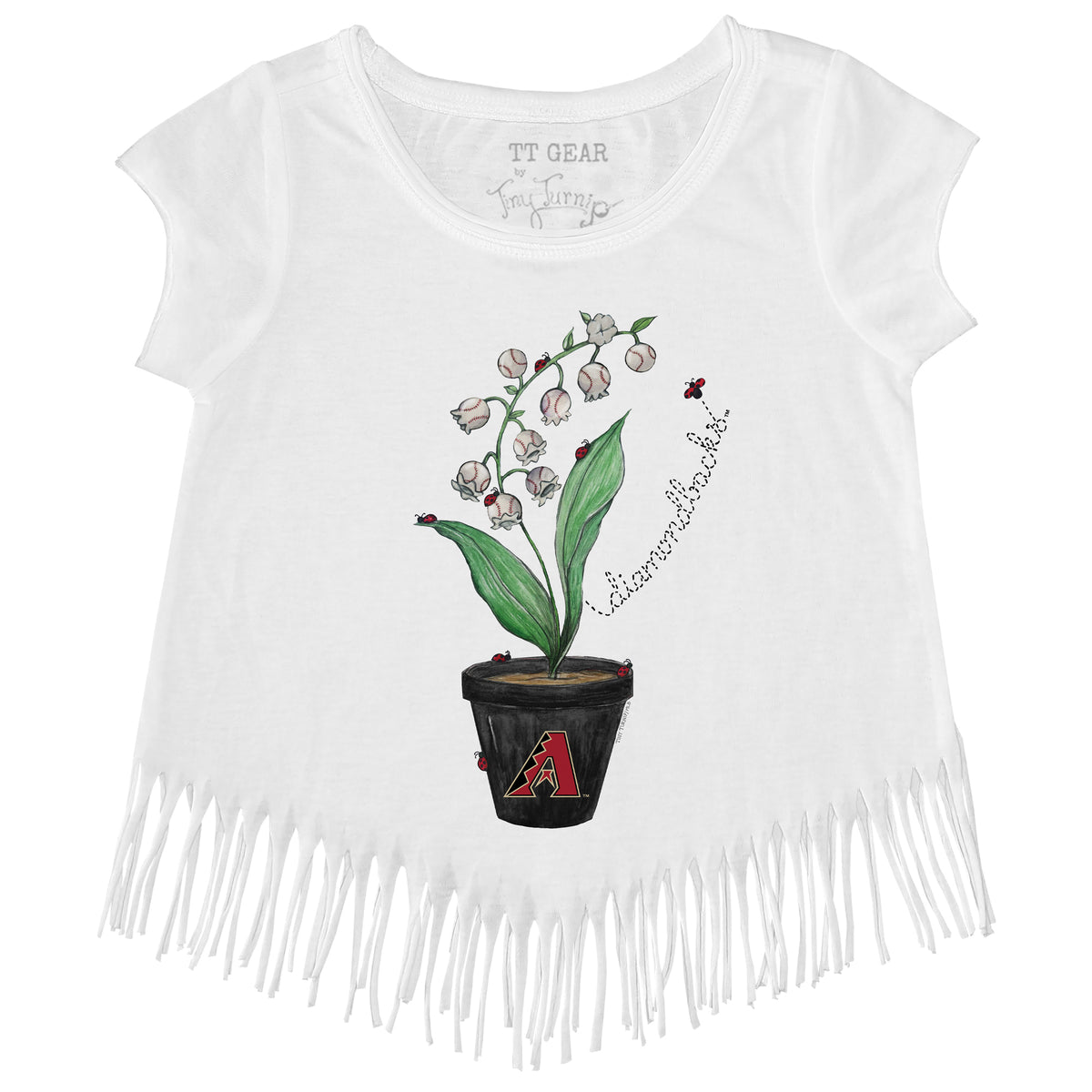 Arizona Diamondbacks Ladybug Fringe Tee