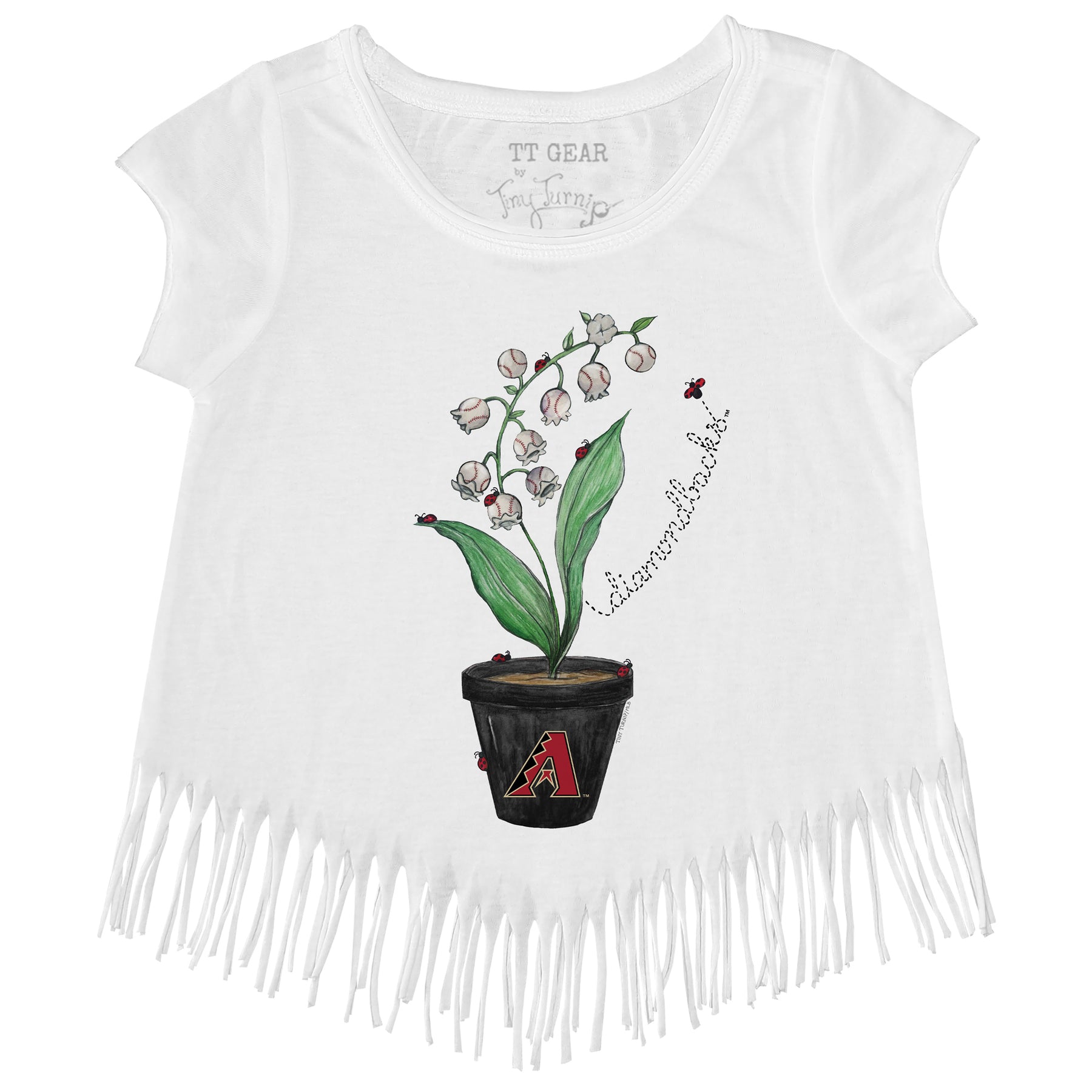 Arizona Diamondbacks Ladybug Fringe Tee