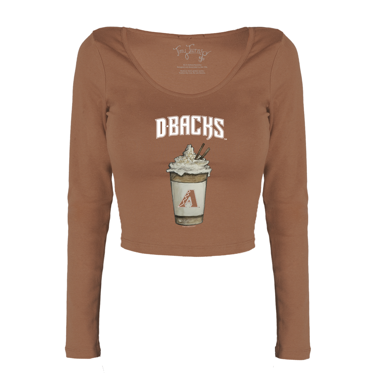 Arizona Diamondbacks Latte Women's Lucy Long Sleeve