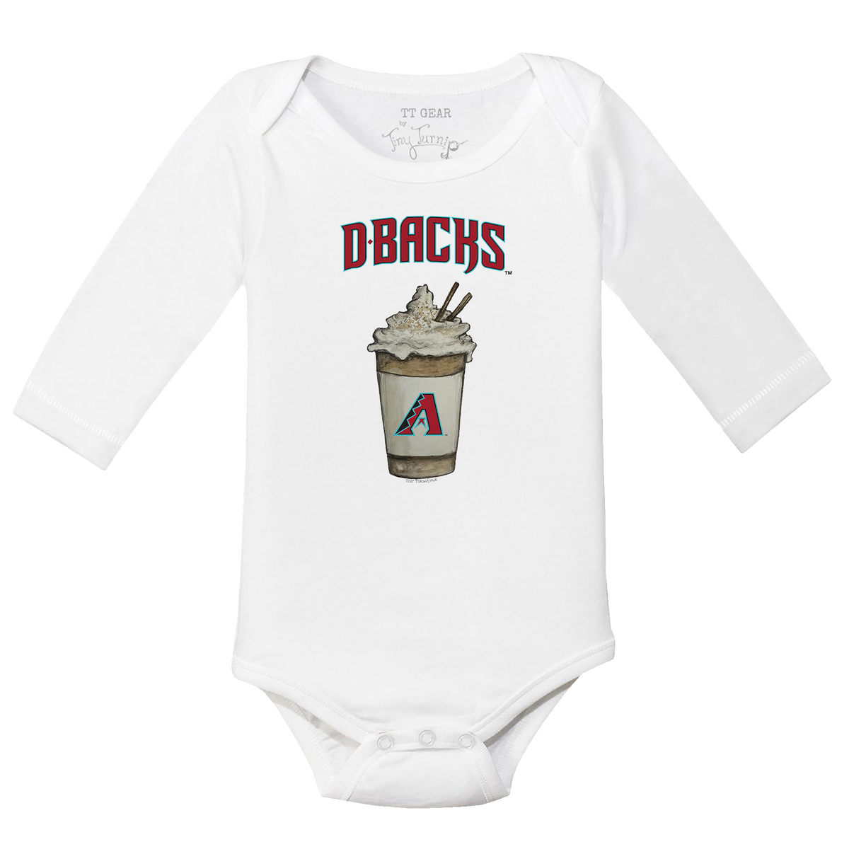 Arizona Diamondbacks Latte Long Sleeve Snapper