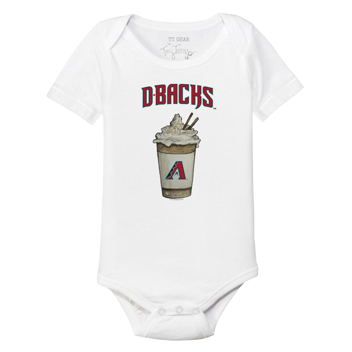 Arizona Diamondbacks Latte Short Sleeve Snapper