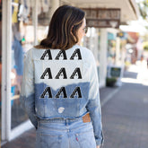 Arizona Diamondbacks Dip-Dyed Khloe Denim Logo Grid