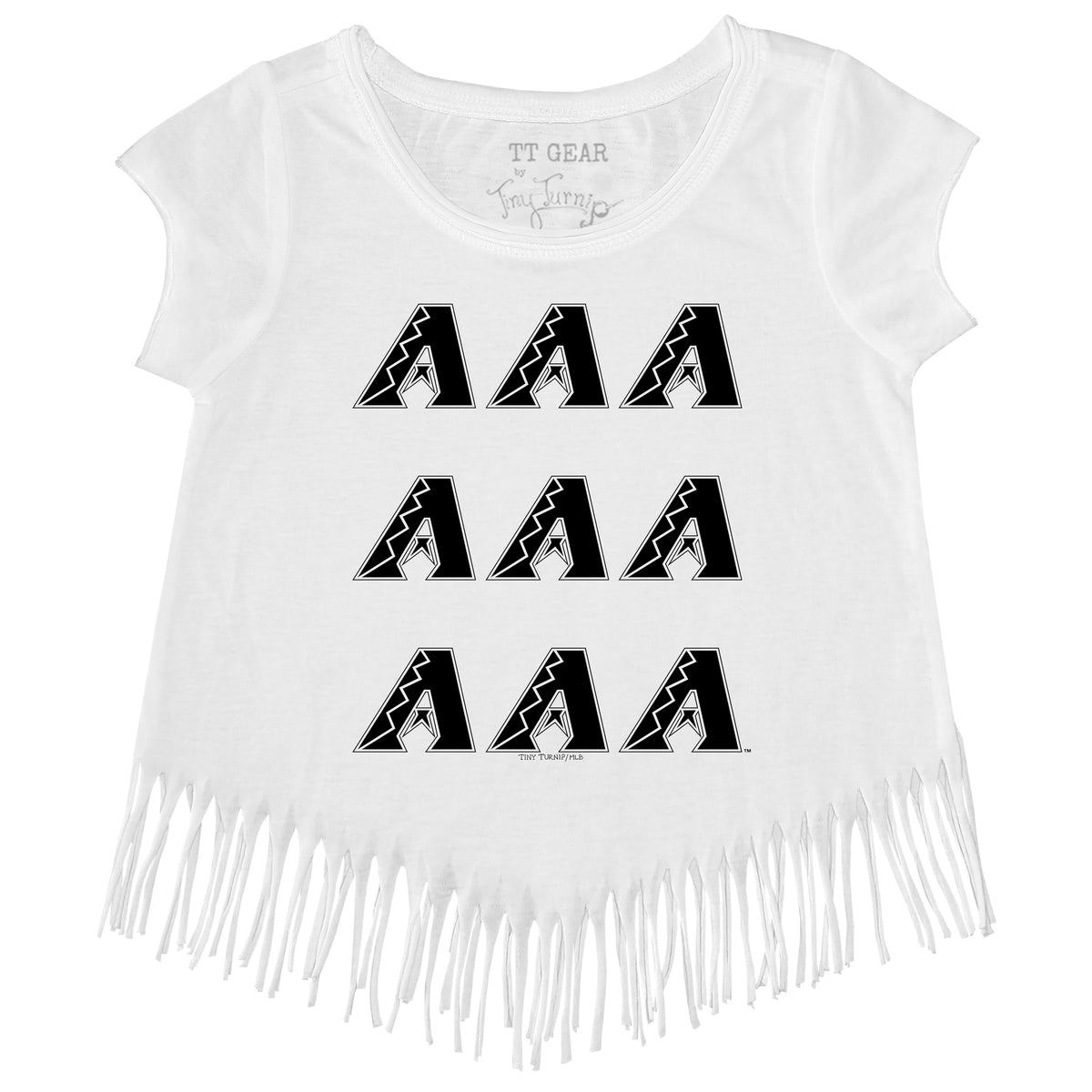 Arizona Diamondbacks Logo Grid Fringe Tee
