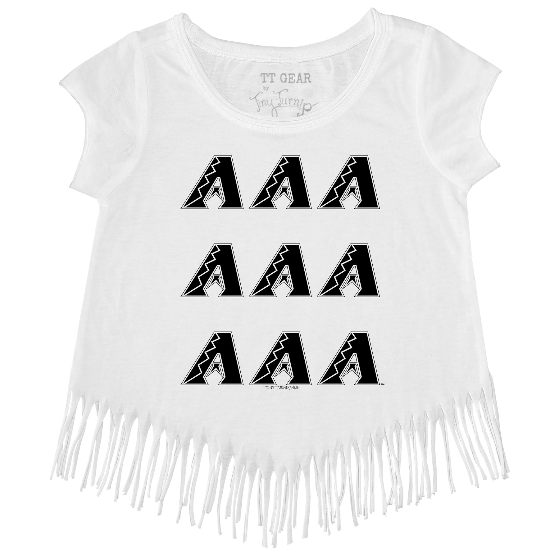 Arizona Diamondbacks Logo Grid Fringe Tee