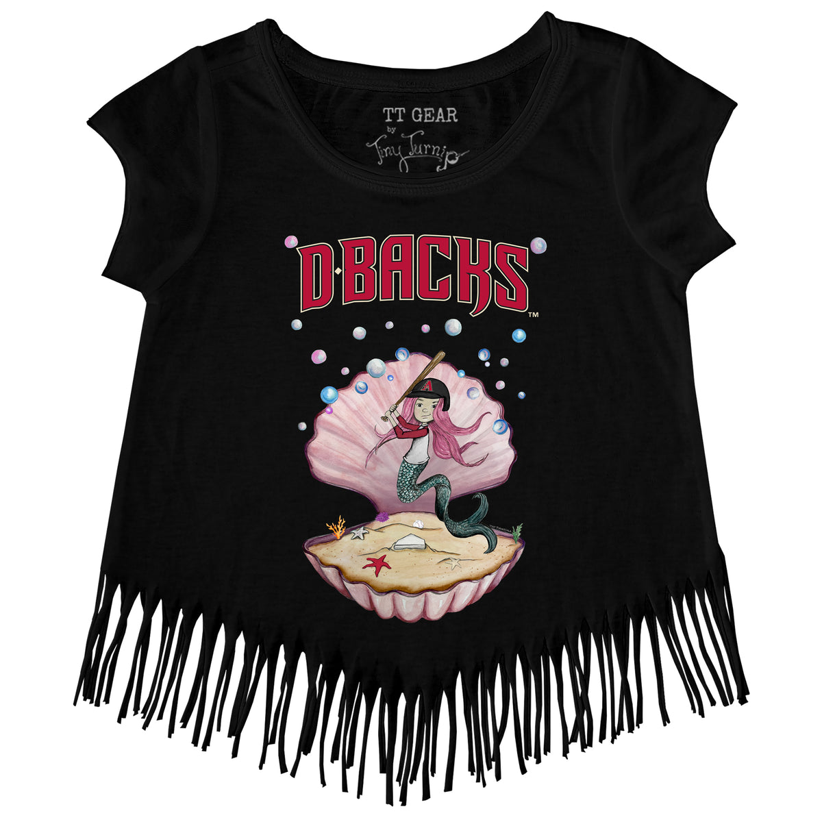 Arizona Diamondbacks Mermaid Fringe Tee
