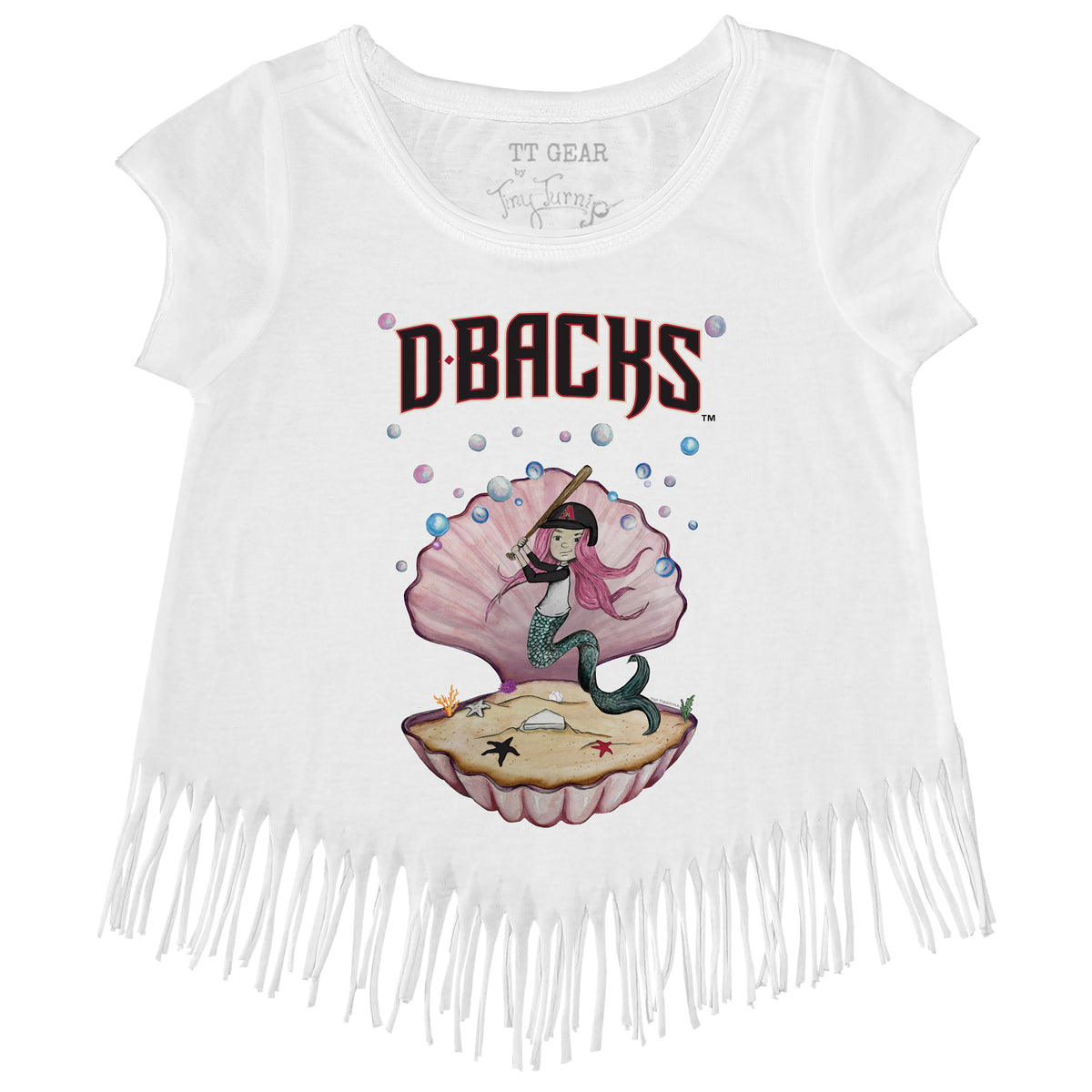 Arizona Diamondbacks Mermaid Fringe Tee
