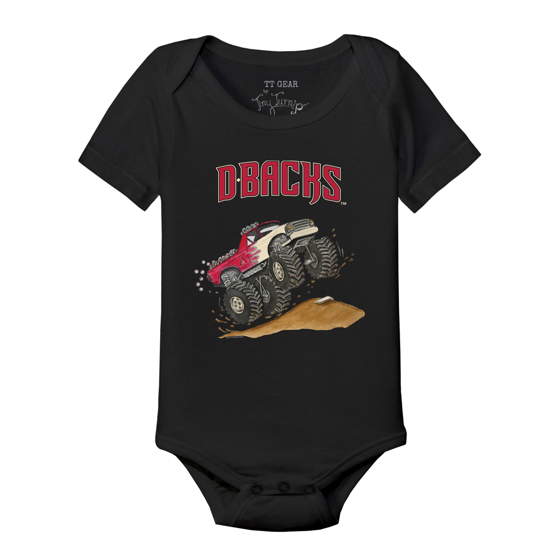 Arizona Diamondbacks Monster Truck Short Sleeve Snapper