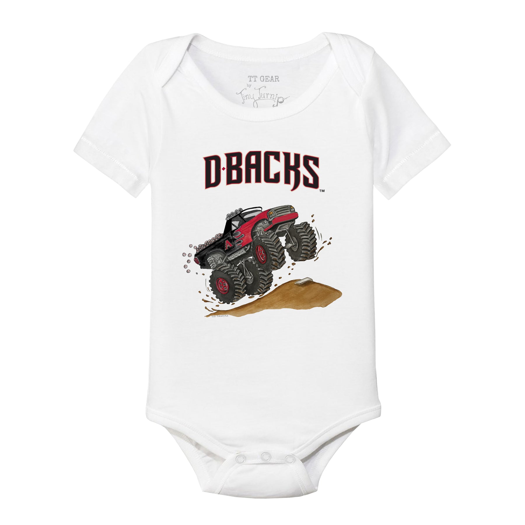 Arizona Diamondbacks Monster Truck Short Sleeve Snapper