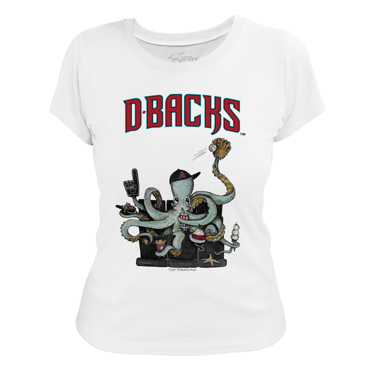 Arizona Diamondbacks Octopus Tee Shirt