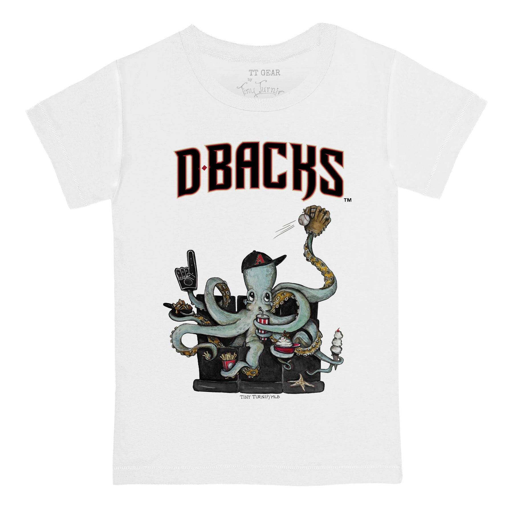 Arizona Diamondbacks Octopus Tee Shirt