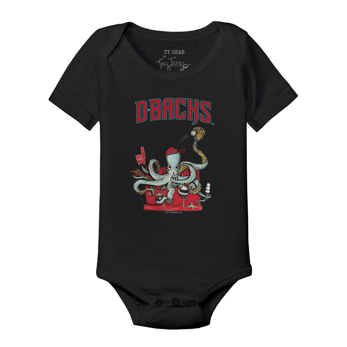 Arizona Diamondbacks Octopus Short Sleeve Snapper