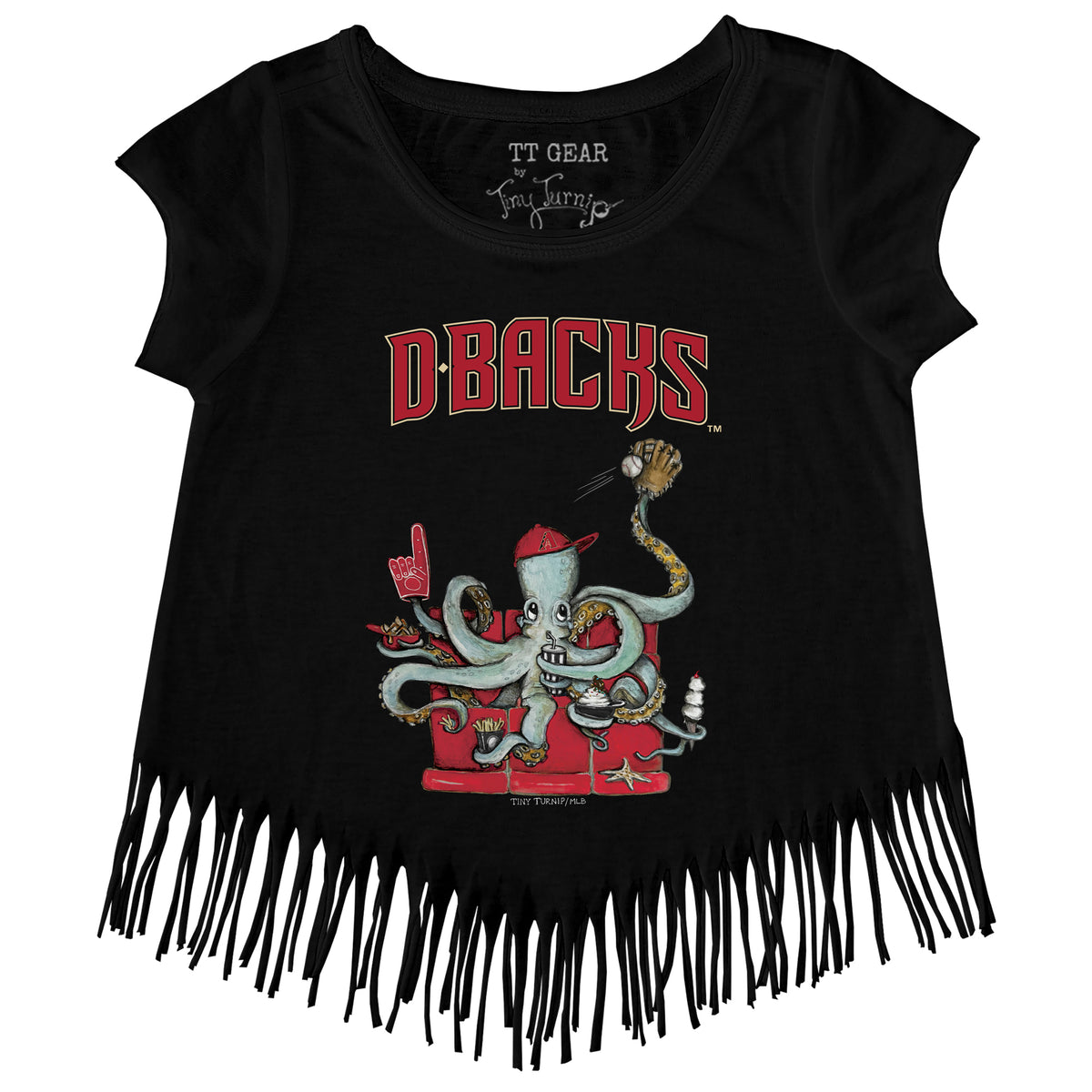 Arizona Diamondbacks Octopus Fringe Tee