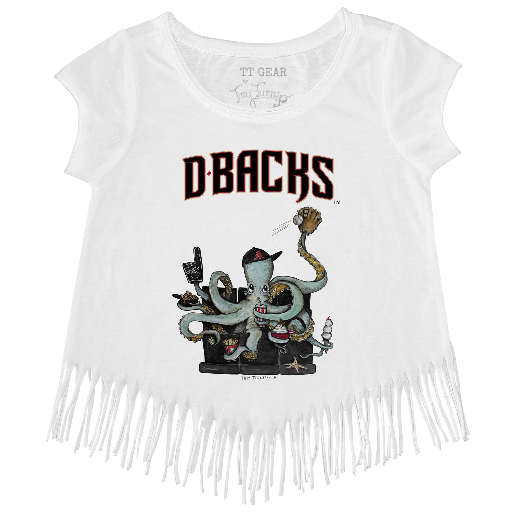 Arizona Diamondbacks Octopus Fringe Tee