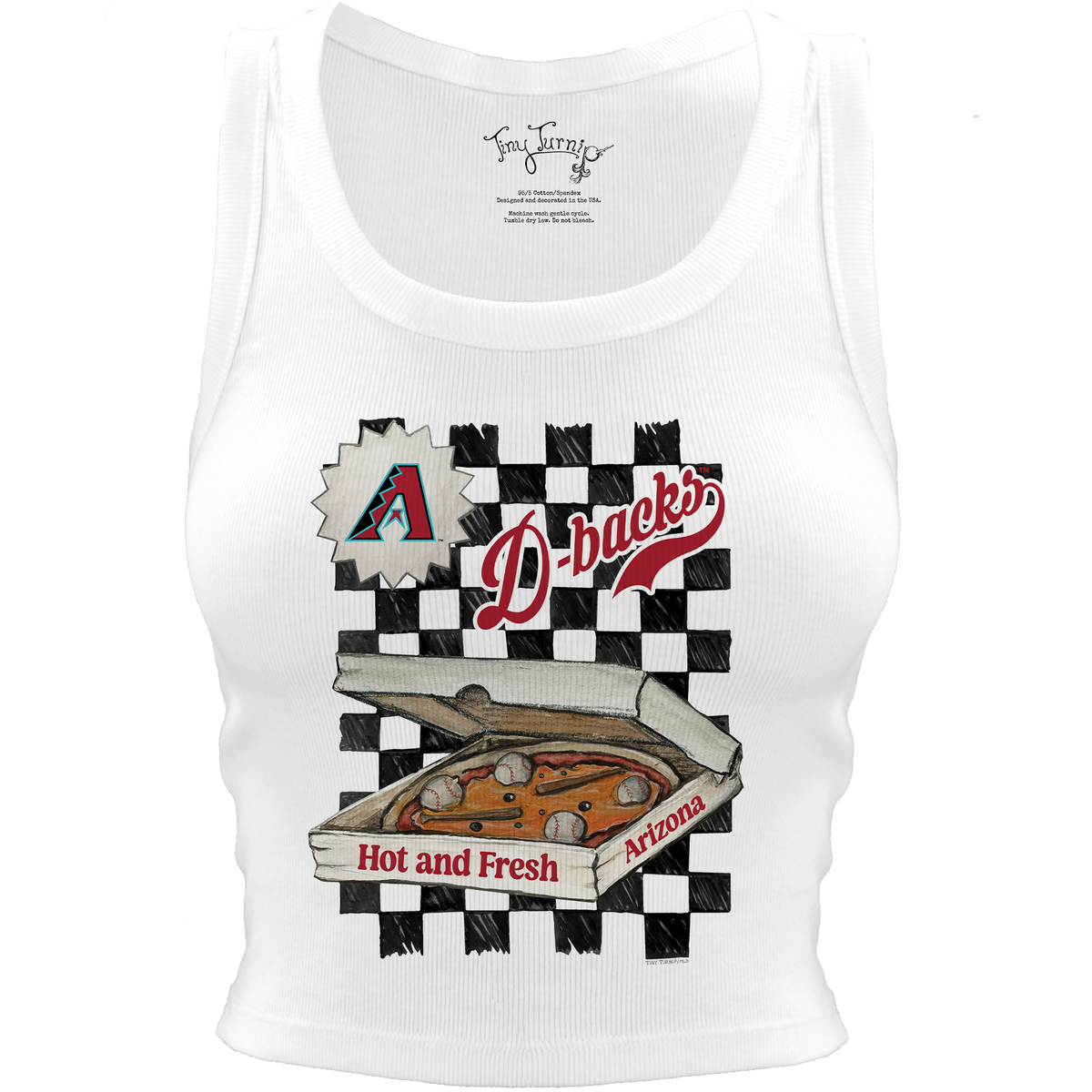 Arizona Diamondbacks Pizza Crop Tank