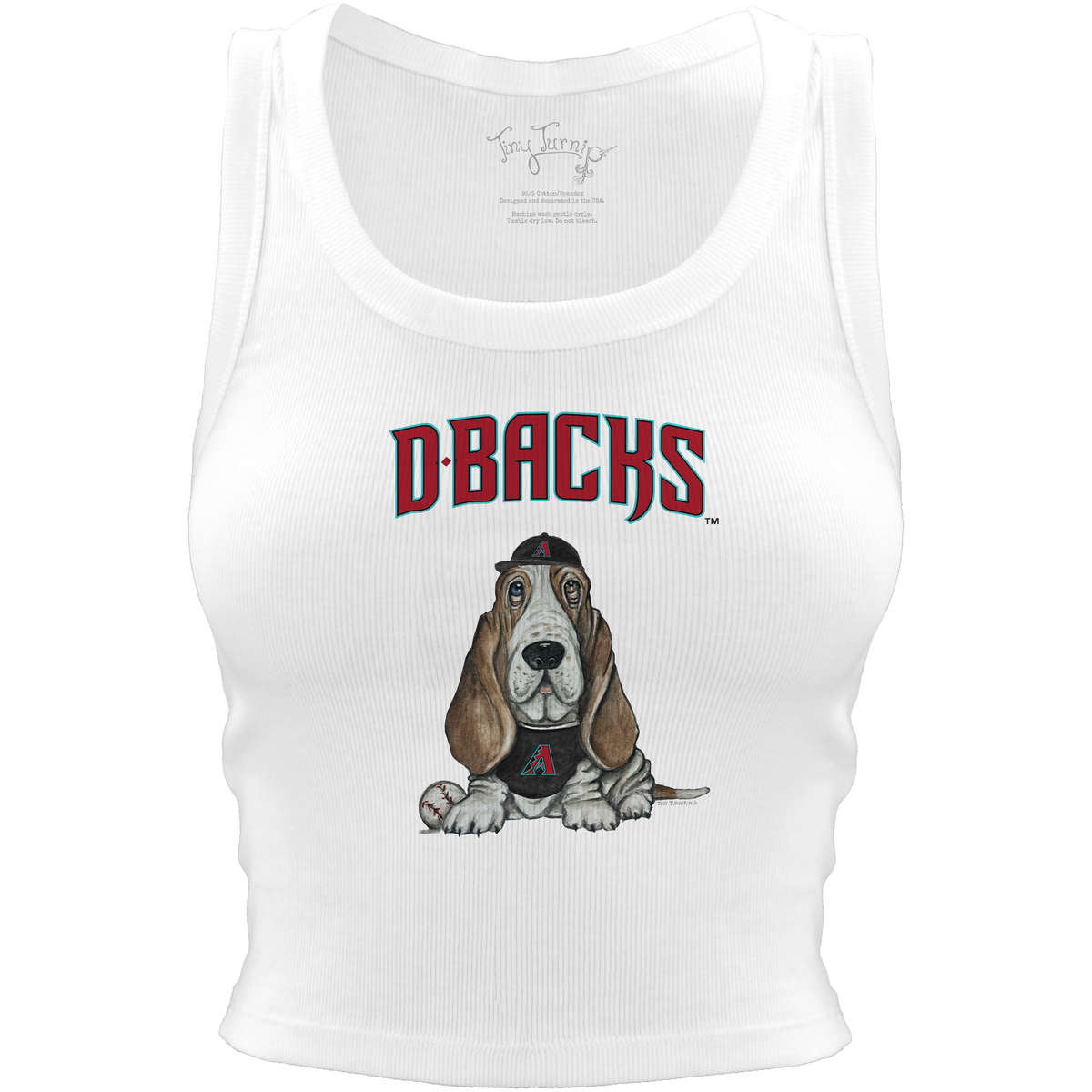 Arizona Diamondbacks Puddy Crop Tank - Tiny Turnip