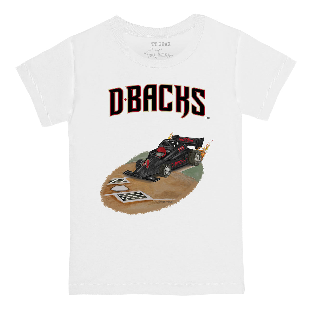 Arizona Diamondbacks Race Car Tee Shirt